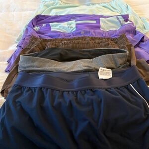 Lulelemon athletic woman’s skirts. 5 in bundle. Nike and llilu